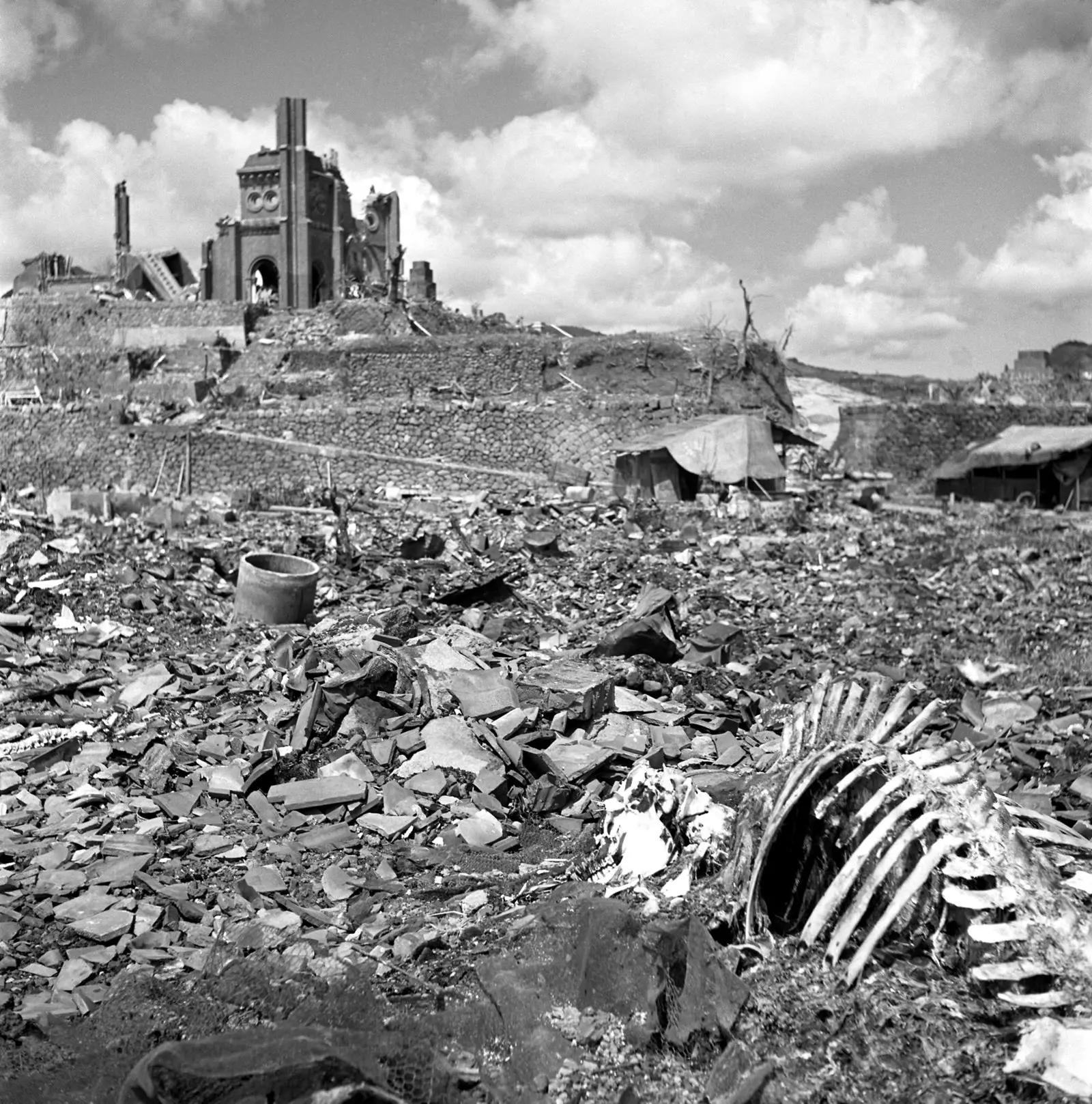 图集系列之广岛长崎原子弹爆炸后悲惨的景象