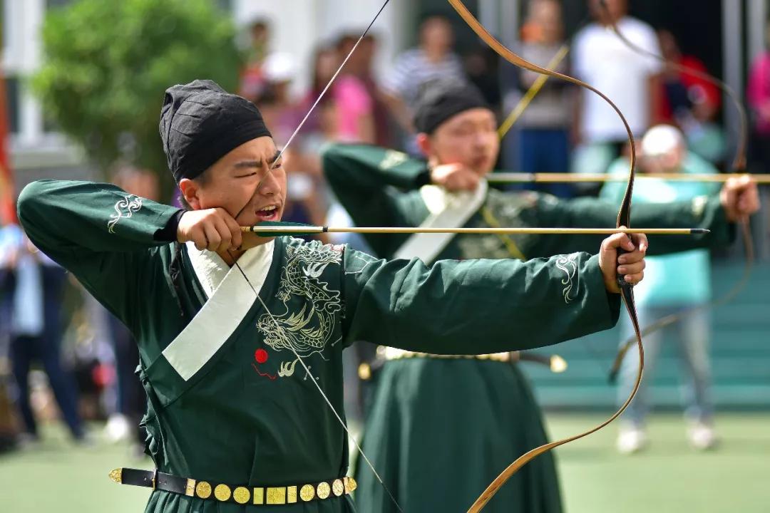 中国大学生射箭(射艺)锦标赛甘肃赛区比赛在天水开弓