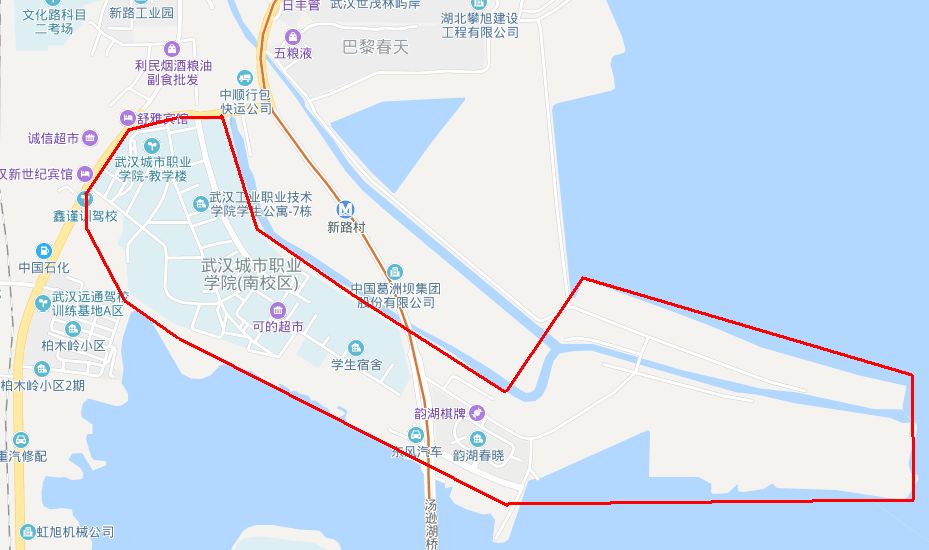 示意圖如下:影響區域:文化路金甄路沿線用戶無水(含武漢城市職業學院)