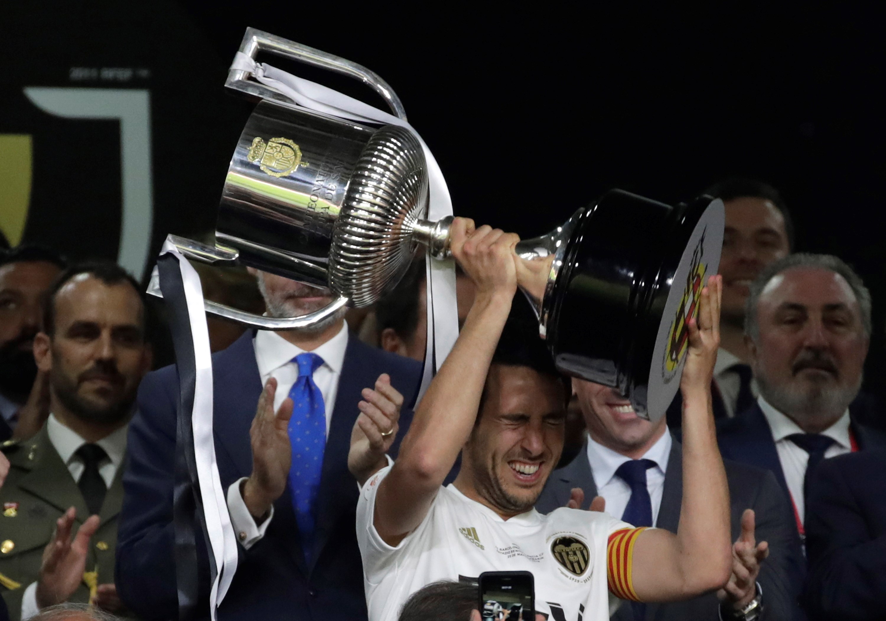 足球西班牙国王杯巴伦西亚夺冠