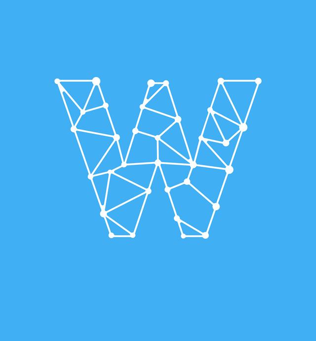 点线化的英文字母设计