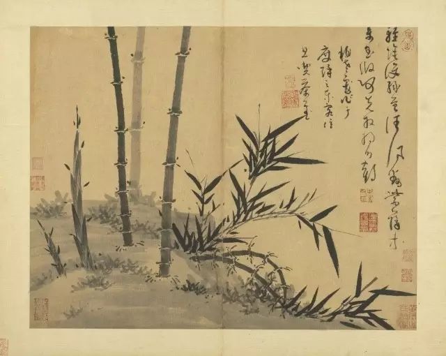 吴镇墨竹谱一本现代画竹教科书