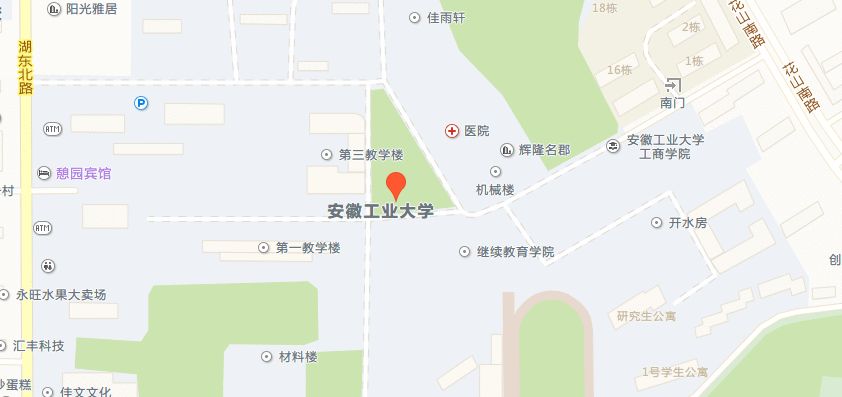 安徽工业大学地图本部图片