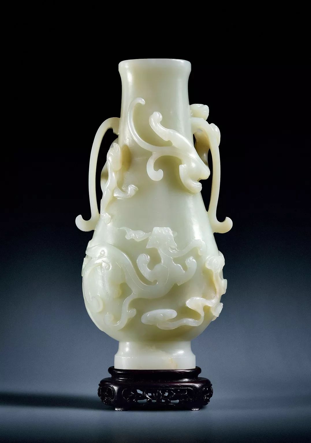 9cm 046 清 青玉饕餮纹四方盖盒 qing dynasty a green jade taotie