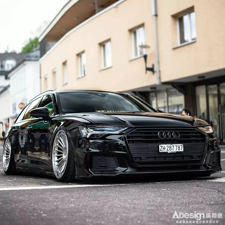 奥迪改装优雅的低趴姿态简直无法拒绝全新奥迪a6改装案例