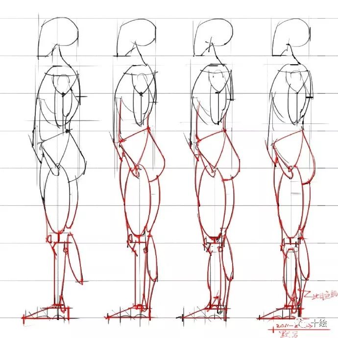人體結構繪畫參考帶你入門設計圈