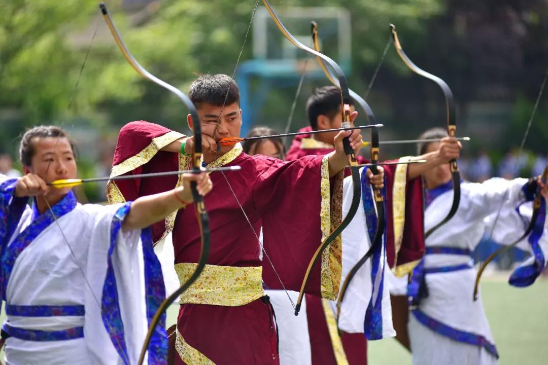 中国大学生射箭(射艺)锦标赛甘肃赛区比赛在天水开弓