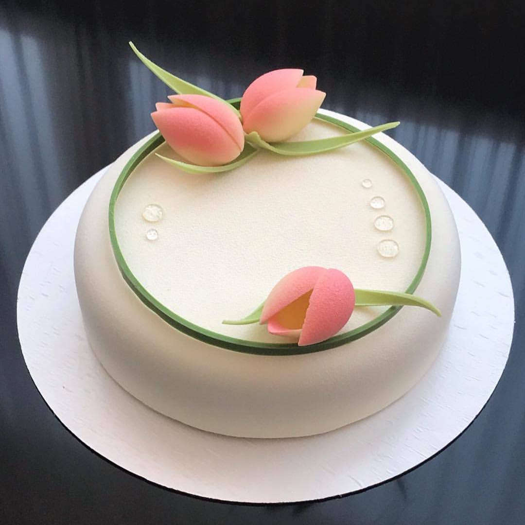 用巧克力花装饰蛋糕等于在慕斯上种出一朵花这技术高超极了