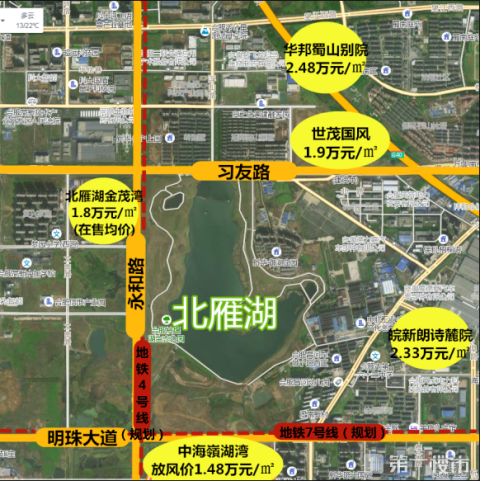 高新区北雁湖未来规划图片
