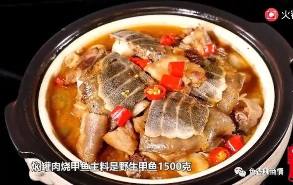 楚菜绽放│寻味广水,福嘉膳坊行政总厨教你做焖罐肉烧甲鱼,湖北传统