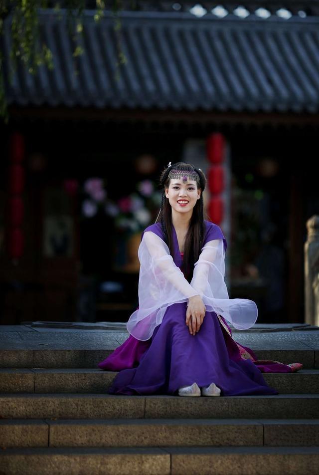 人像摄影洛邑古城古装佳人
