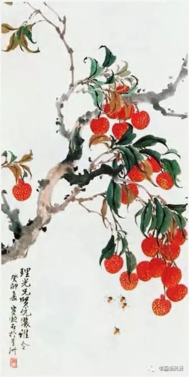 看这画,就知道岭南的荔枝熟啦!