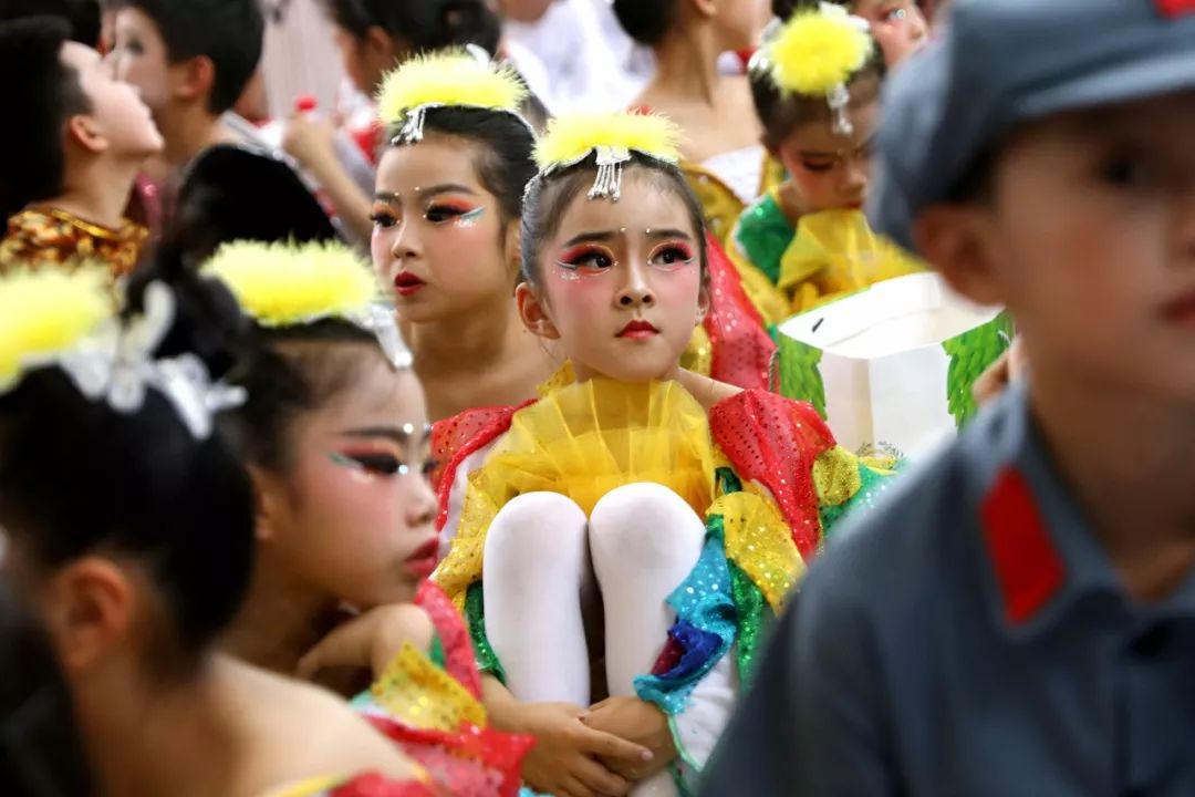你们的小眼神看起来很着急表演啊小鸟们和她们的大树伯伯在一起快乐的