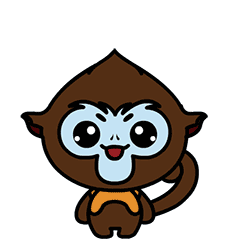 是来自贵州梵净山的黔金丝猴的化身,我们在国际上被称为"世界独生子"