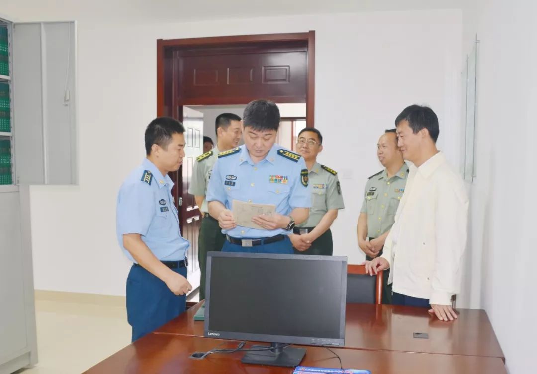 德州军分区司令员刘志刚到夏津检查指导工作