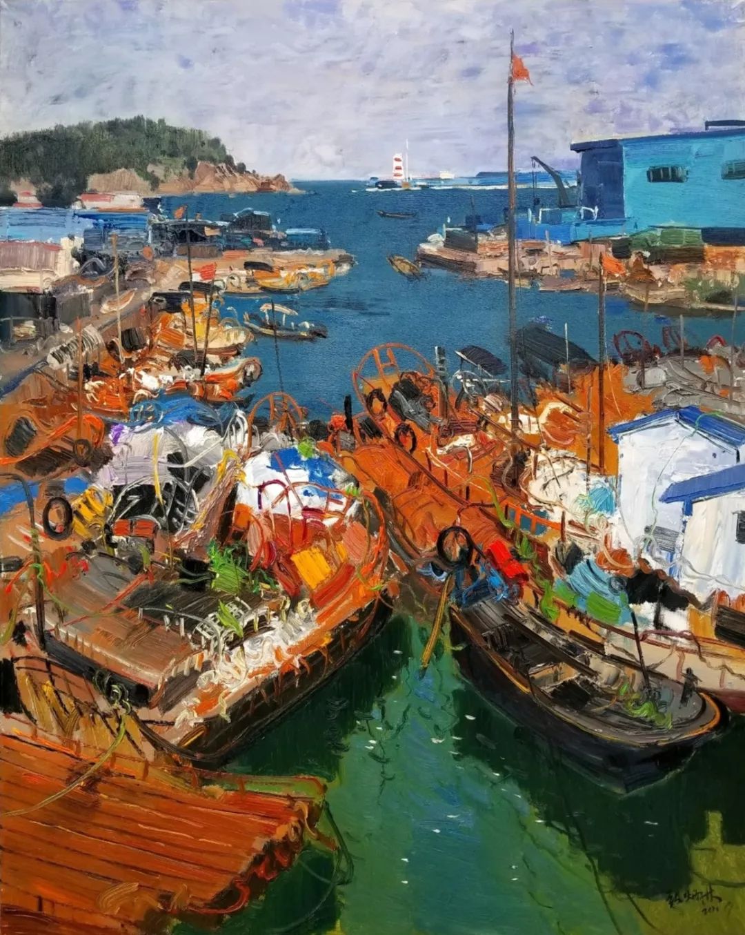 张炳林精神在前笔触在后