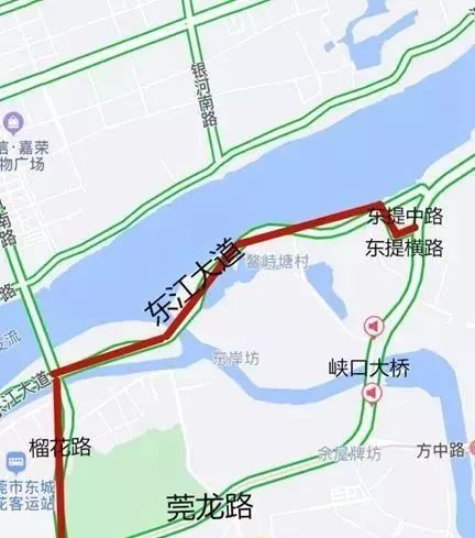 博罗东江大道路线图图片