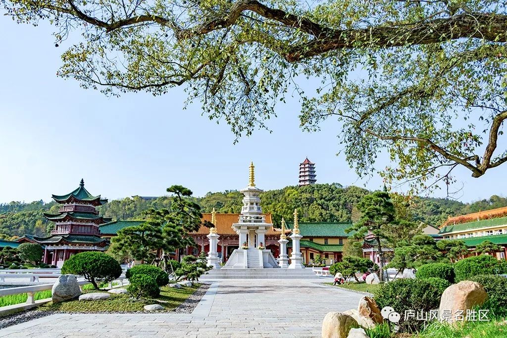 庐山文化史迹旧影净土宗祖庭东林寺