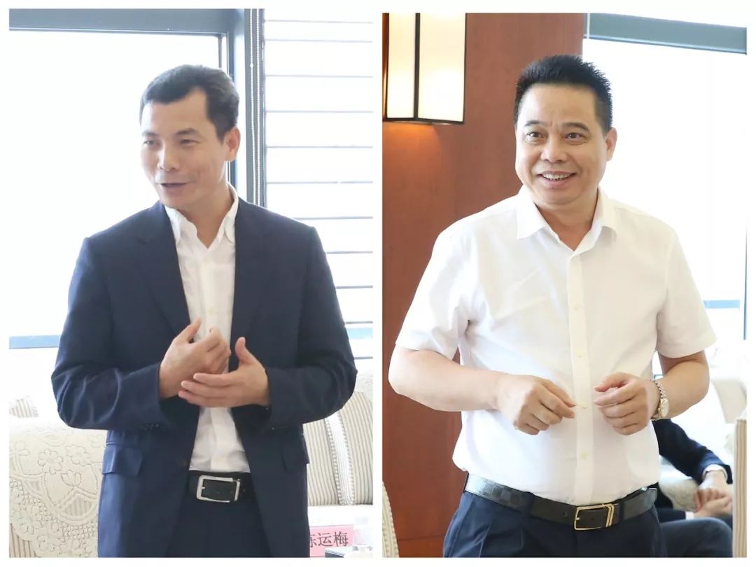 广东省客家商会第五期轮值会长陈梓红,宋国光▲广东省客家商会常务