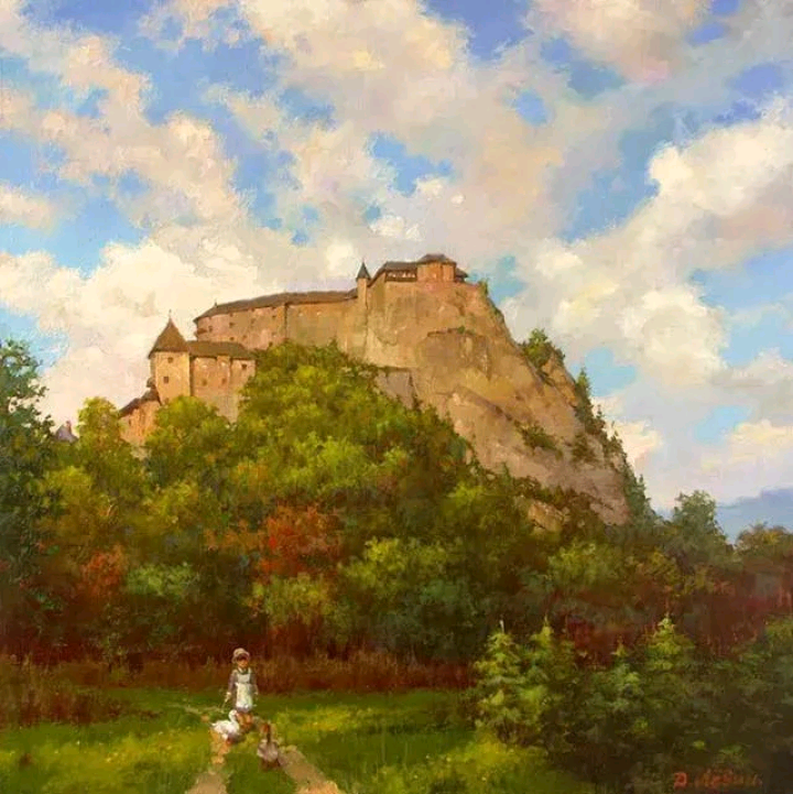 俄罗斯现代风景画家dmitrylevin油画作品欣赏