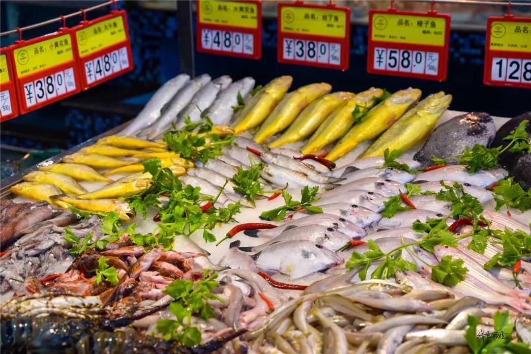 厦门码头边的海鲜城,1000多平,百种活鲜,好料现吃还能提着走