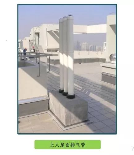 在经常有人停留的平屋顶上,通气管应高出屋面2m,并应根据防雷要求设置