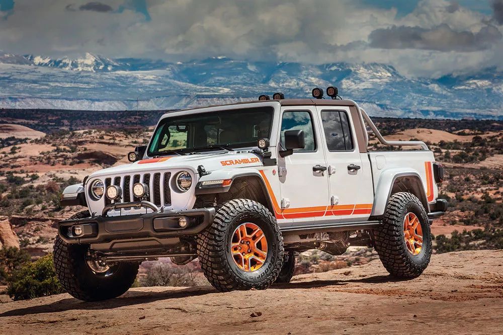 情怀中的王炸jeepm715fivequarter概念皮卡