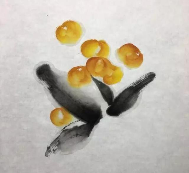 枇杷已熟粲金珠桑落初尝滟玉蛆国画枇杷作品欣赏
