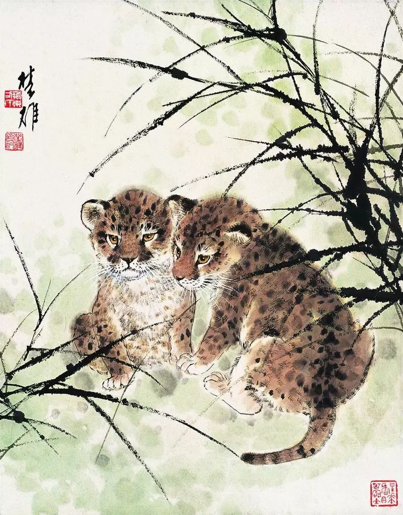 方楚雄花鸟走兽国画作品欣赏六