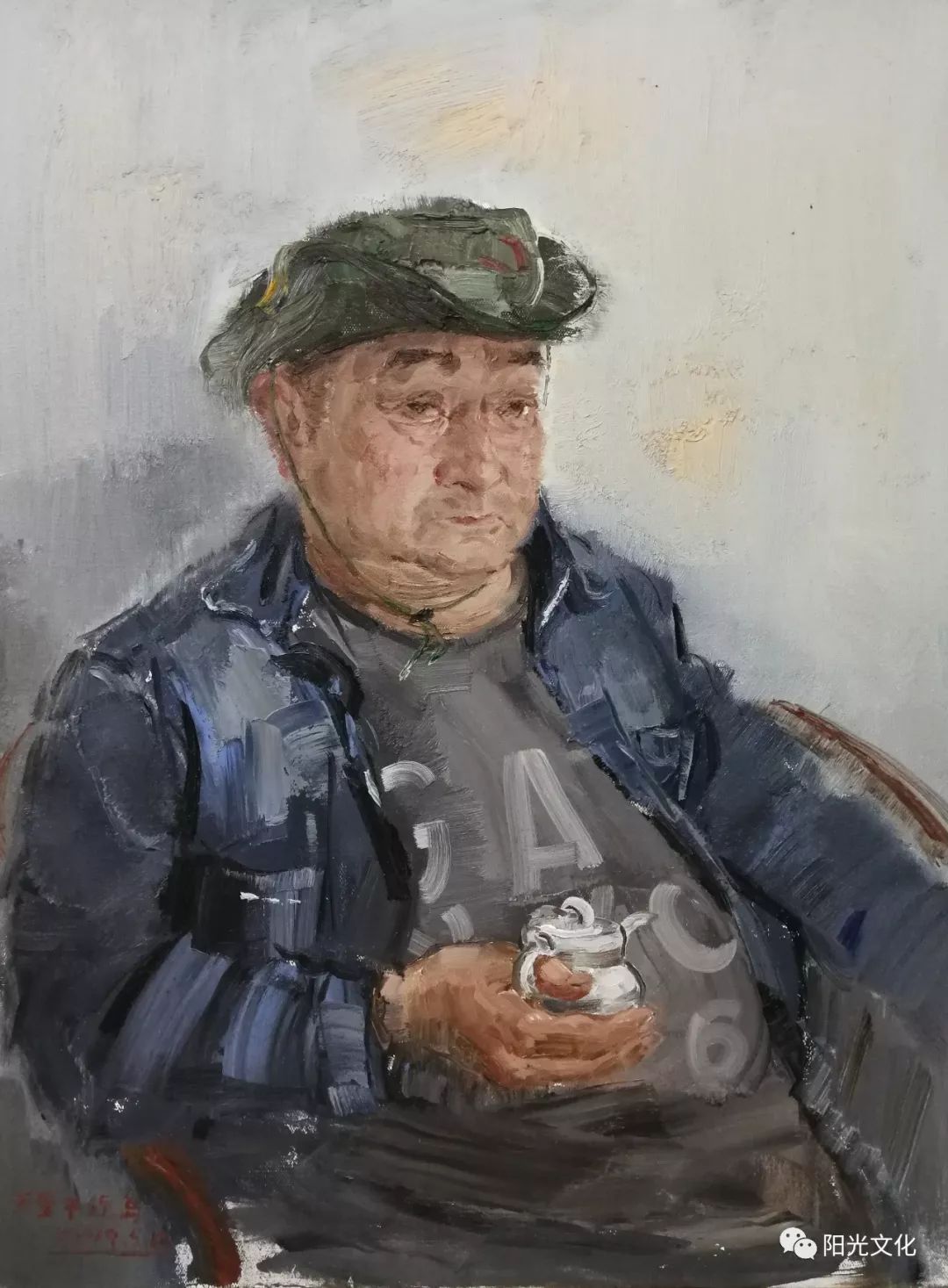 展讯何万里油画作品展