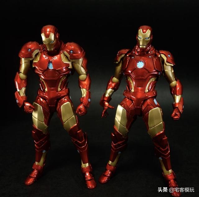 模玩测评海洋堂钢铁侠血边装甲日玩评测