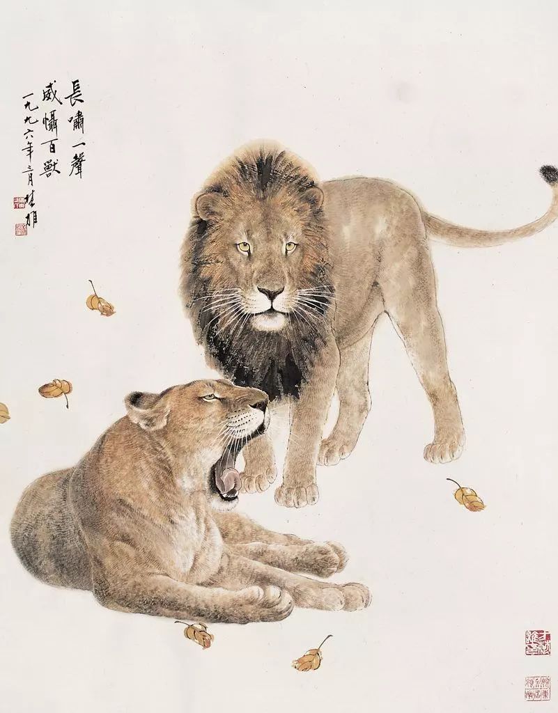 方楚雄花鸟走兽国画作品欣赏六