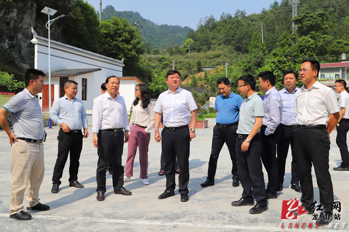宁乡市来龙山县咱果乡调研对口帮扶工作