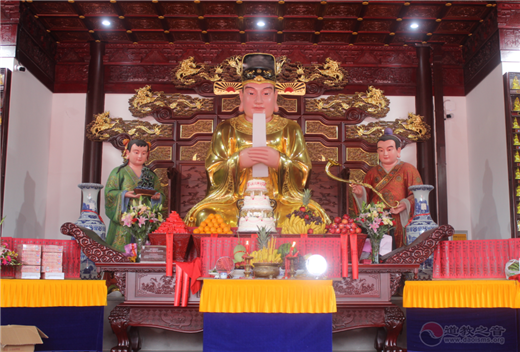 上海文昌宫举行玉府大神金相公神像开光大典