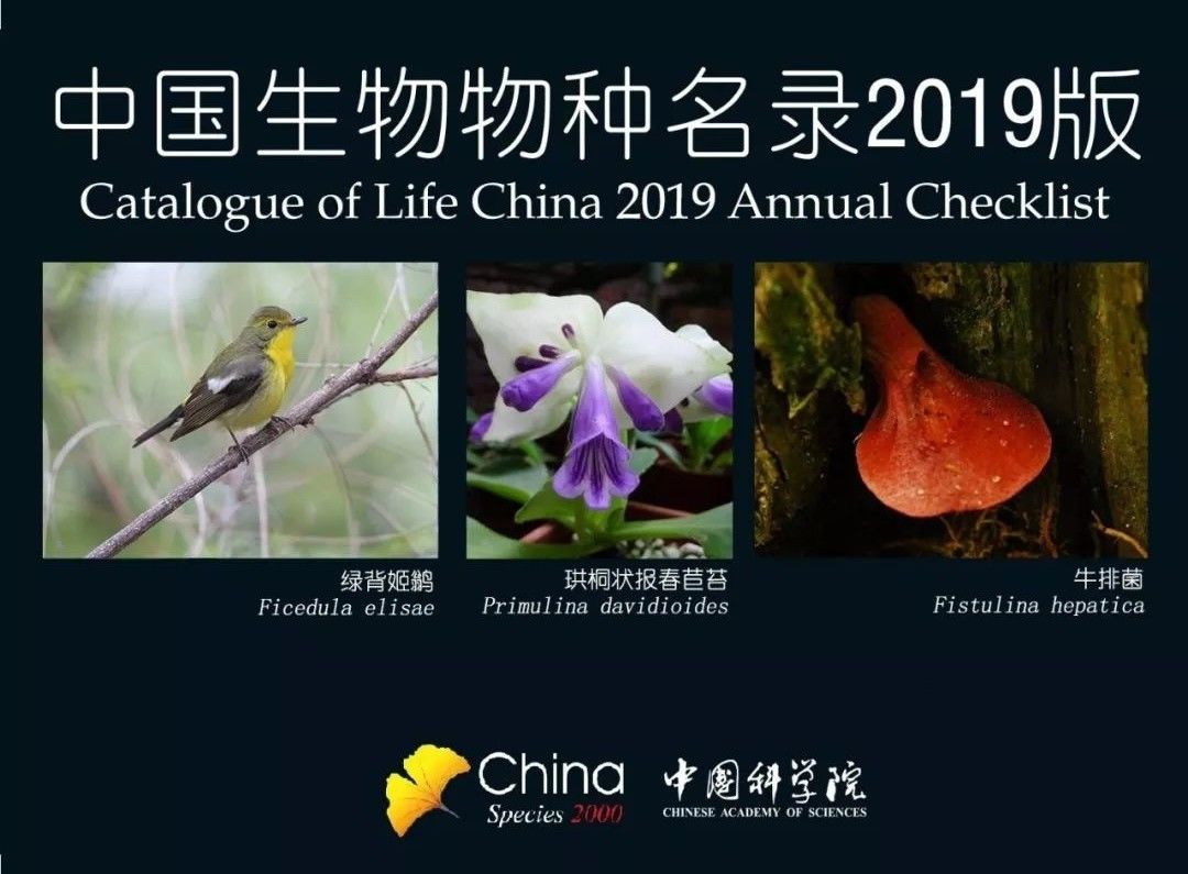 《中国生物物种名录》2019版发布_单元