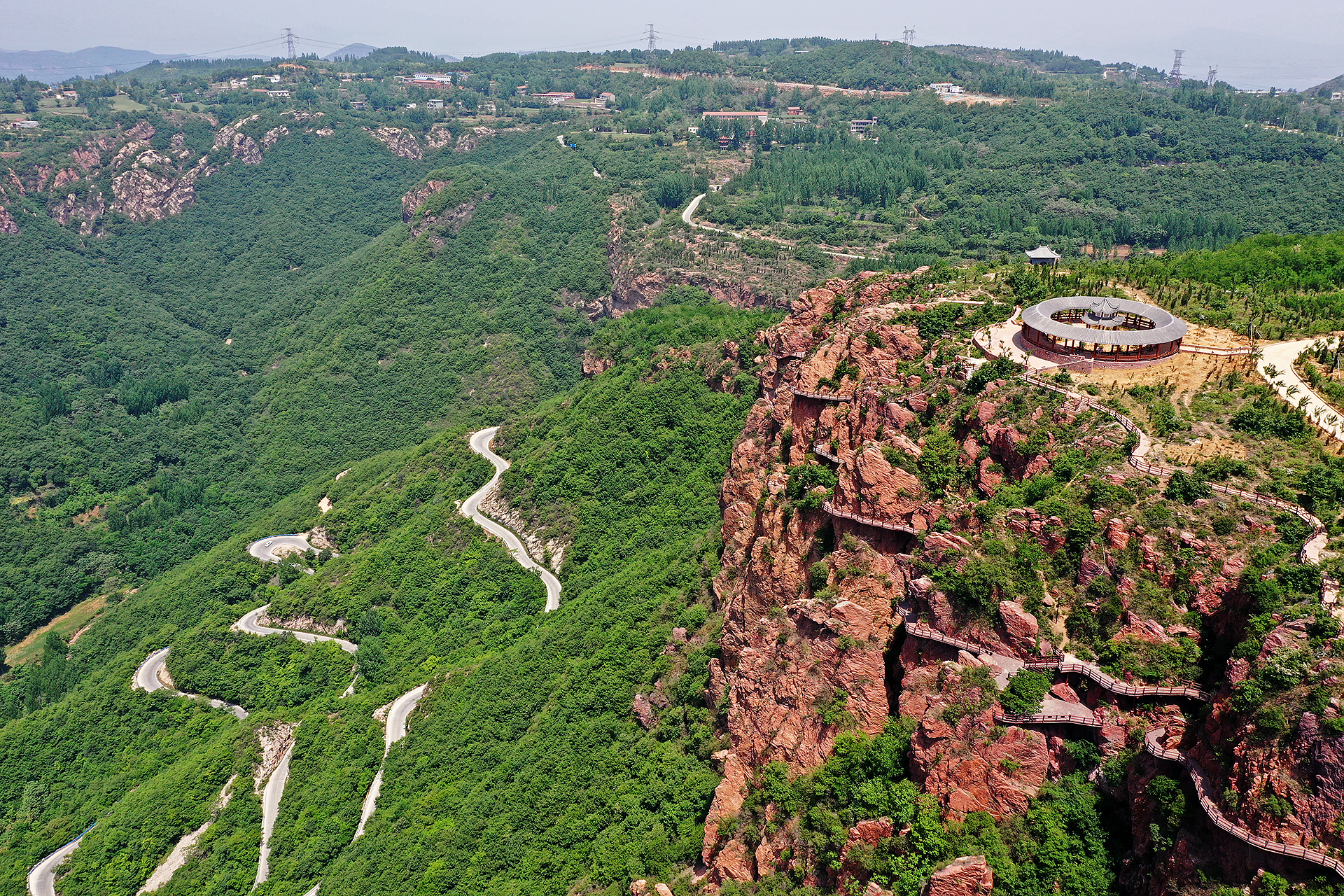 伏羲山风景图图片