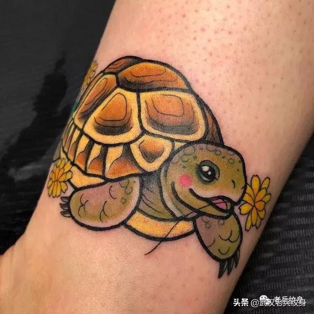 纹身素材海龟纹身图案