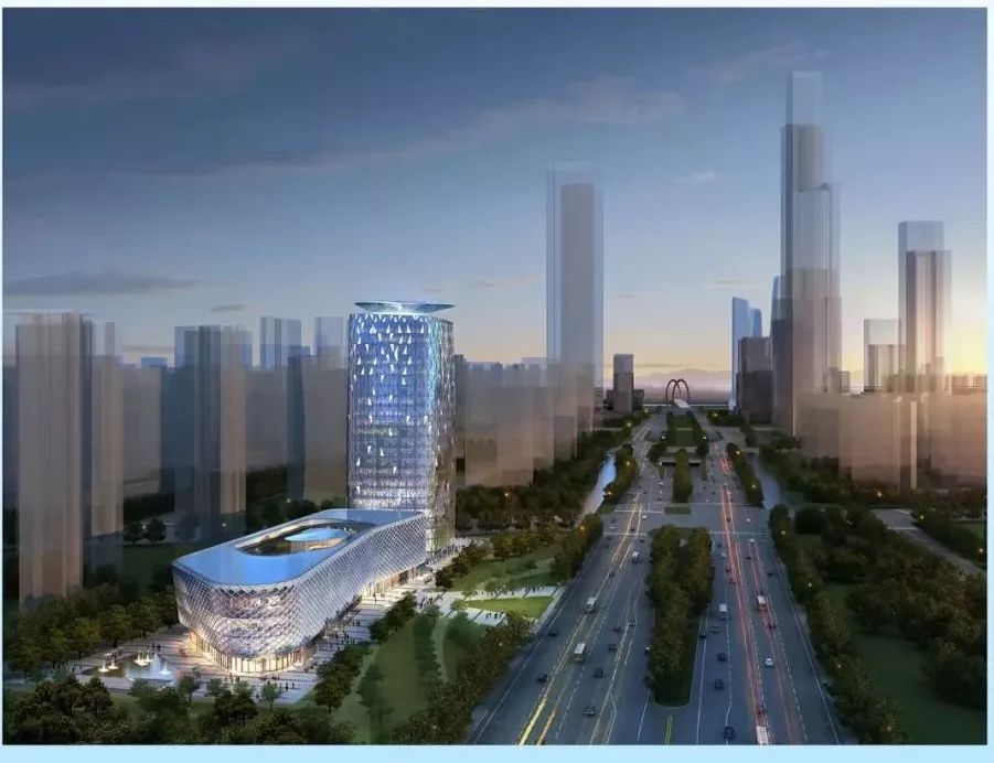 效果图平面示意图:洋河股份总部大楼计划总建筑面积76226平方米,其中