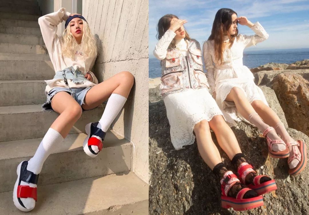 时髦到叫"爹"的凉鞋,女明星们都爱穿