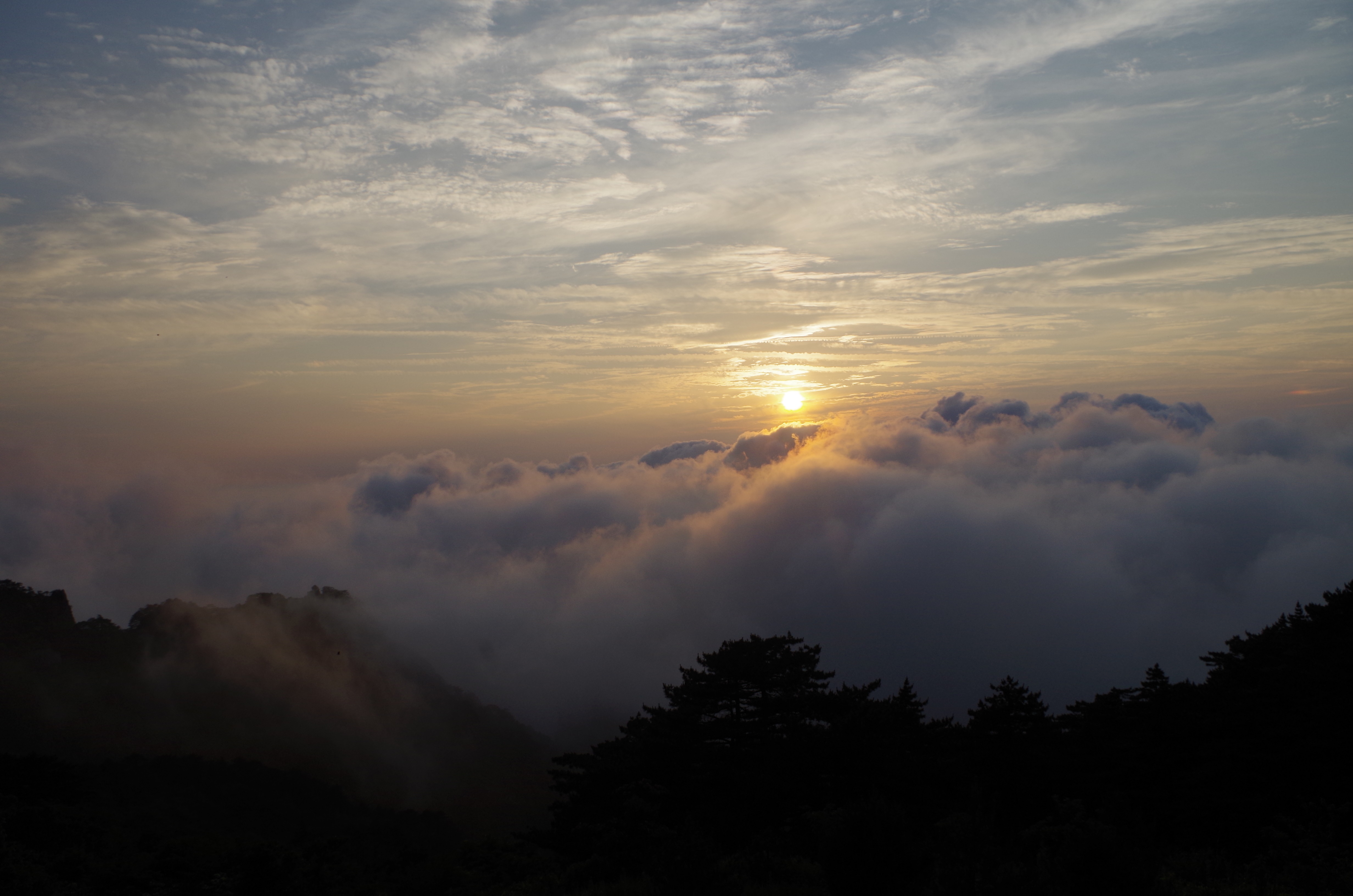 大明山日出图片图片