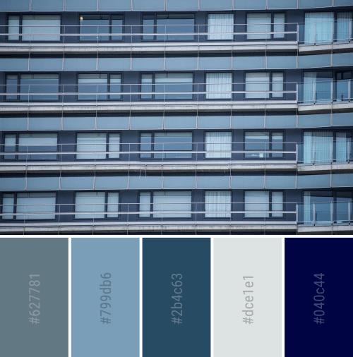 一组实用配色方案建筑风