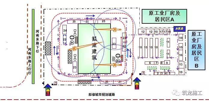 装配式建筑施工现场平面布置图如何做