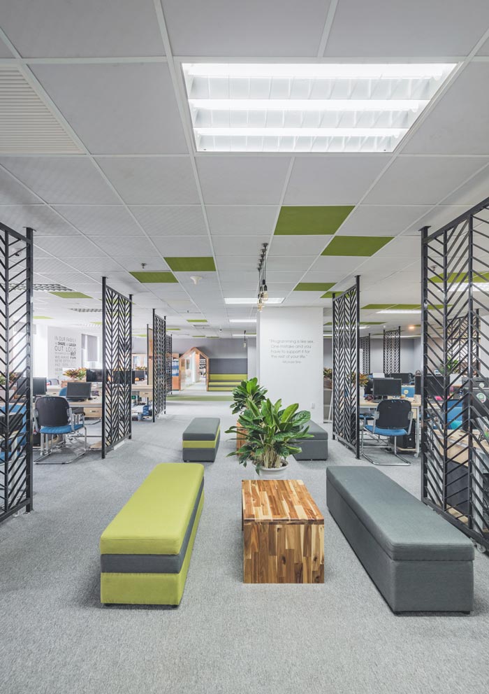 500平零售企业办公室装修设计案例这效果看起来很赞