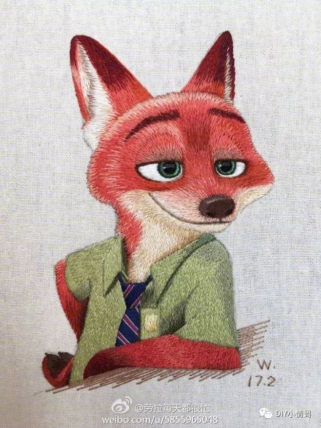 刺绣25款小动物刺绣萌萌哒外加4张图纸