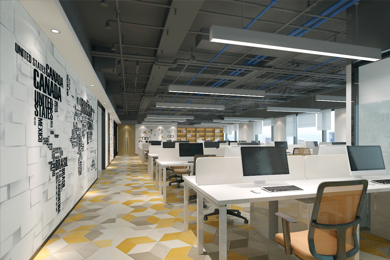 学会这几招办公室装修搭配无压力