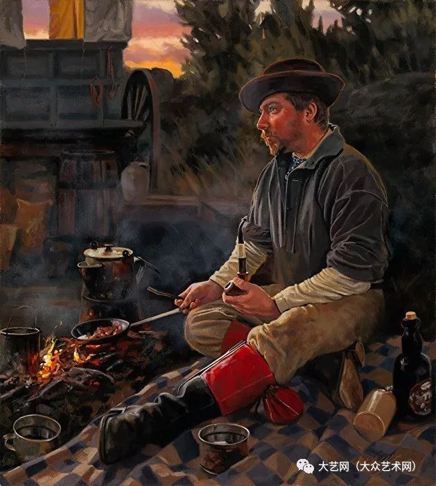 大众艺术网:漂亮的写实派水彩画作 —— 旅美德国女画家 heide e.