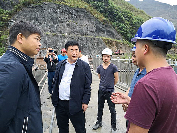 付明勇到西泌河水库毛寨水库巡河巡库图文