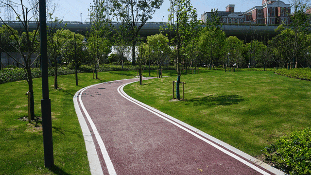 这次改造,永和公园优化了其整体景观结构及功能空间:中心景观广场的