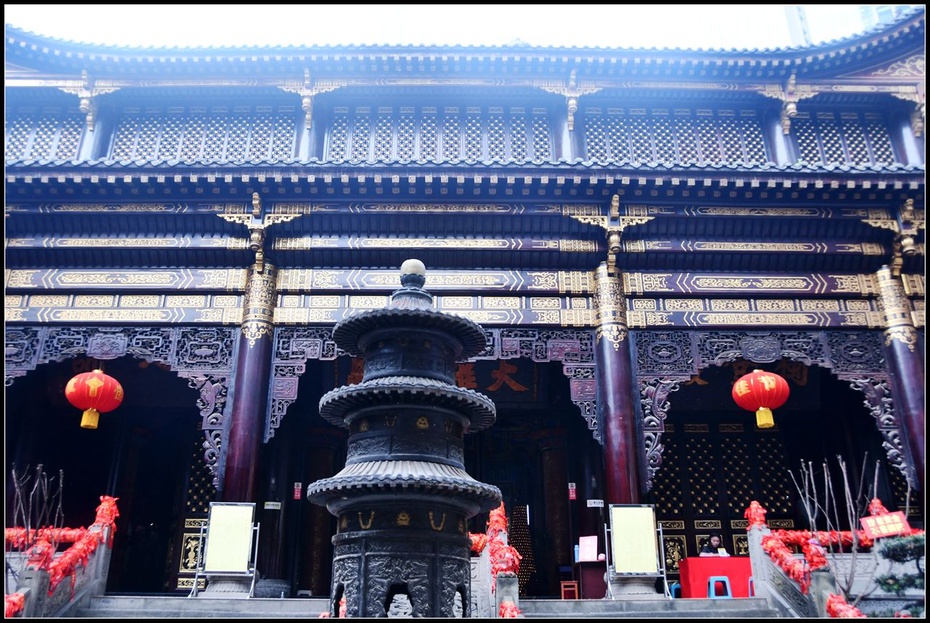 闹市藏古刹佛陀五百尊重庆罗汉寺一瞥上