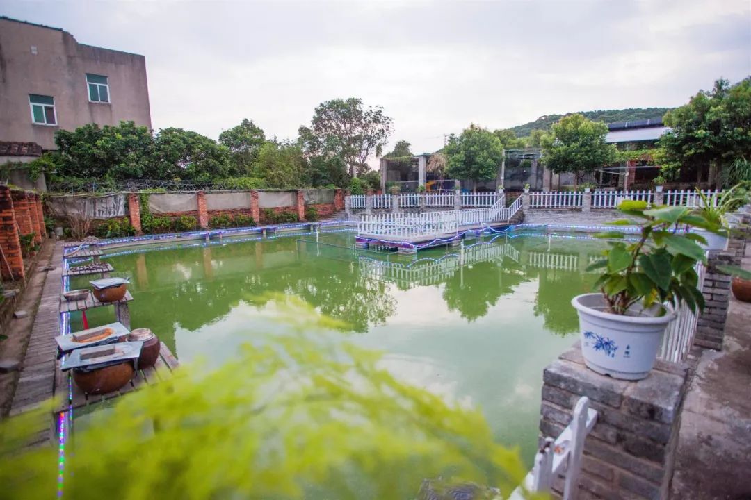 山水福清海口镇牛宅村自然风光与现代化建设完美融合